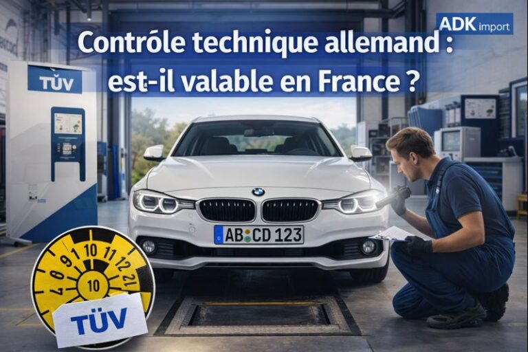 Contrôle technique allemand valable en France