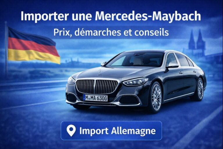 Importer une Mercedes-Maybach : luxe ultime, budget et démarches maîtrisées