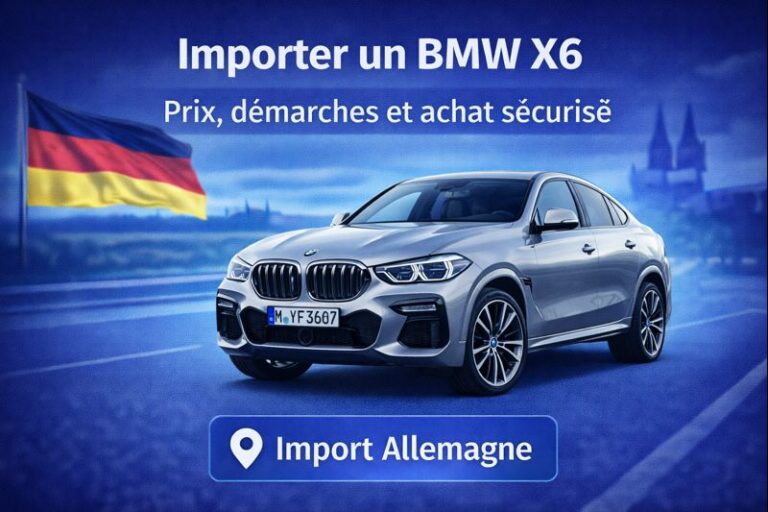 BMW X6 Allemagne : comment l’importer en toute sécurité
